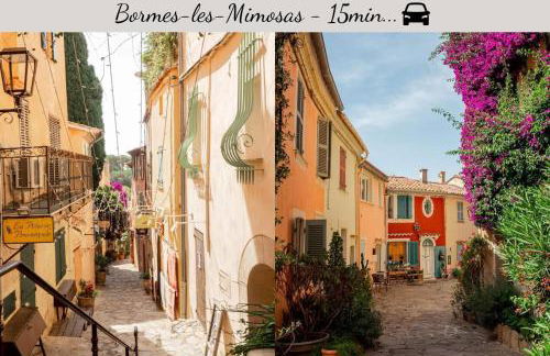 SPÉCIAL COUPLE & FAMILLE - Lit Queen Size - NETFLIX - Climatisation - Terrasse Plein Sud - 2 min Centre-Ville - 6 min Mer - Wifi 400 Mbits Parking privé - OFFRE SPÉCIALE - Foto 29