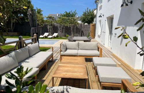 Maison de famille élégante avec piscine chauffée - 2km des plages - Foto 56