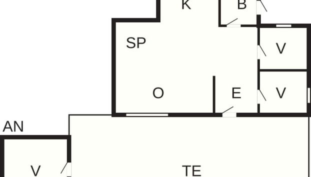 8 Person Holiday Home in Hogklint-by Traum - Foto 5, Plano