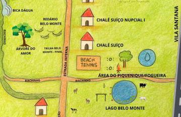 Chalé Suíço Nupcial - Chalés Belo Monte - Sítio Belo Monte - Foto 20