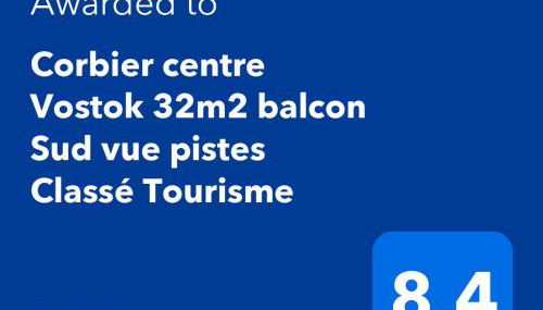 Corbier centre Vostok 32m2 balcon Sud vue pistes Classé Tourisme - Foto 2