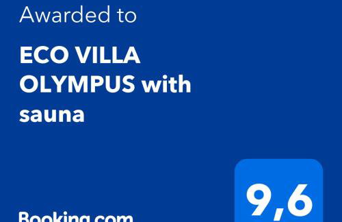 ECO VILLA OLYMPUS with sauna and swimming pool - Foto 47