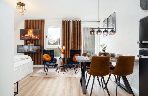 NEU! Modernes Apartment am Larrelter Tief - Balkon, Privatparkplatz & FIRE TV! - Photo 1