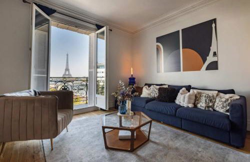 Luxury Flat Eiffel View 3BR 7 Guests - Foto 17