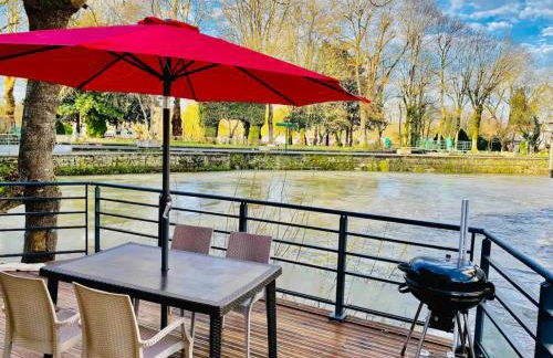 Le Quai 2, ancien Moulin au Bord de la Charente - Charme et Sérénité à Jarnac - Foto 1