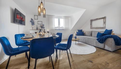 Exquisite Superior Suite 80m2 mit 2 Schlafzimmern & Badewanne - Messe Essen - Foto 2