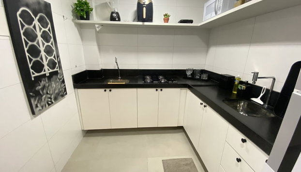 Atlântico Sul by 123Quarto Hospedagem - Foto 4, Cocina privada