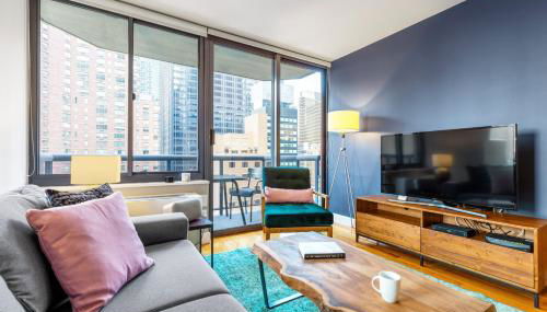 1BR nr Times Sq w Indoor rooftop Gym NYC-141 - Foto 3, Other