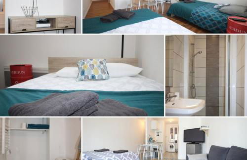 Chez Dan - Studio NEUF - 2 lits 2 personnes - internet - Centre ville - Parking proche - Proche gare - Géré par PrestaZen'Services - Photo 1