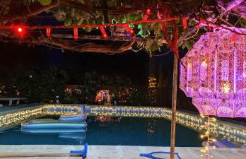 Refugio madera estilo árabe con estatuas, estanques y un pequeño zoo - Foto 13