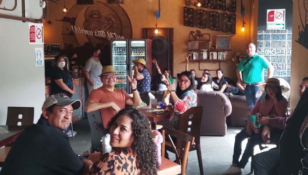 Beer tasting in San Pedro Cholula