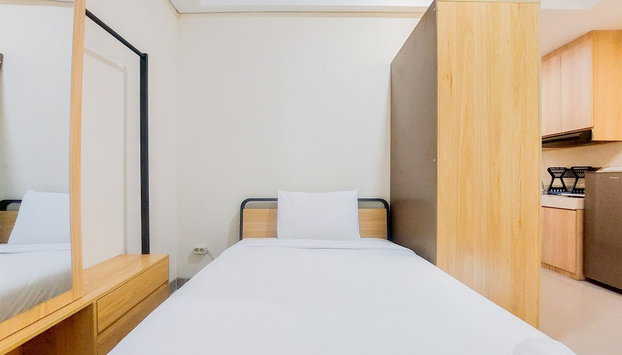 Homey And Modern Studio Apartment B Residence - Foto 3, Habitación