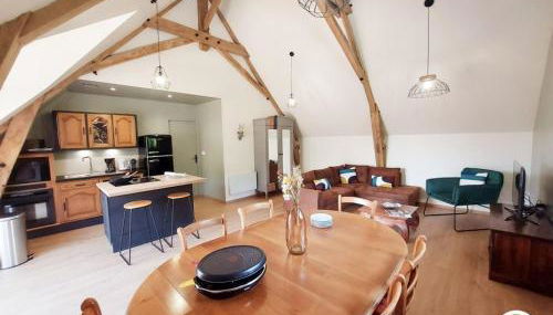 Le Logis des Vallées, 6/7 pers avec piscine et sauna - Foto 3, stove