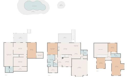 5BR Farmhouse Lake Retreat Pool Hot Tub Theater - Foto 72