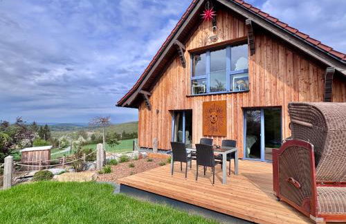 TOP moderne FeWo - Alpakahof zum Himmelreich, traumhafte Lage, Terrasse mit Weitblick, kostenfreier Parkplatz, Nähe Kurklinik, optional Sauna - Foto 14