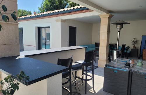 Chambre cosy cadre idyllique option spa, sauna , piscine - Foto 15