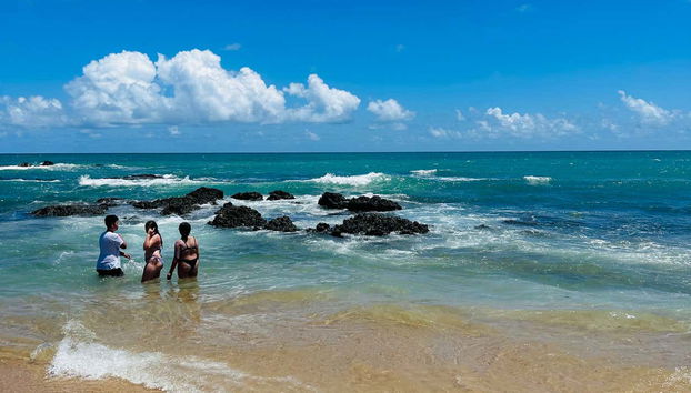 Un bel tuffo rinfrescante