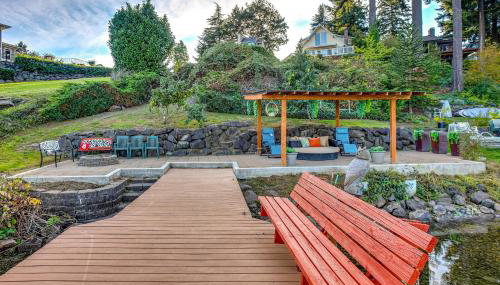 Lakefront Home w/ Fire Pit, Dock in Kent! - Foto 2