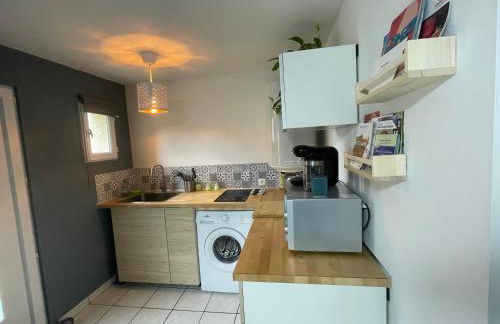 Le First Auversois charmant studio avec jardinet - Foto 18