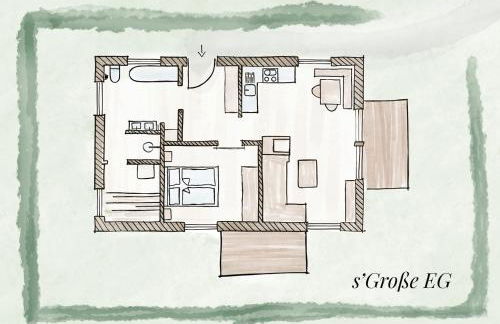 DIE ZWEI CHALETS AM TEGERNSEE "s' Gloane" & "s' Große" - Foto 28