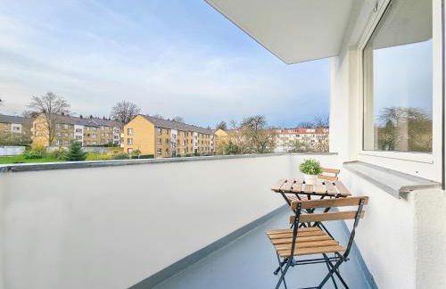 Tolstov Apartments - Monteurwohnung - 2 Schlafzimmer - Küche - Balkon - Waschmaschine - 25 Min zur Messe DUS - Foto 7