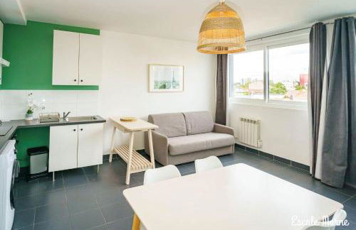 City Loft with rooftop view by Escale-Marne - M8 Tour Eiffel - Parking Gratuit - 201 - Foto 11