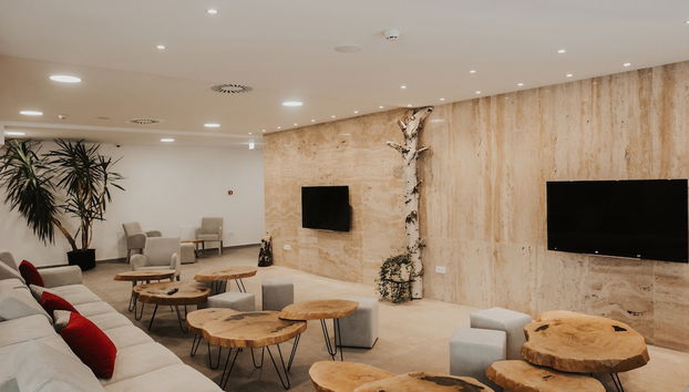 Sala de estar do lobby