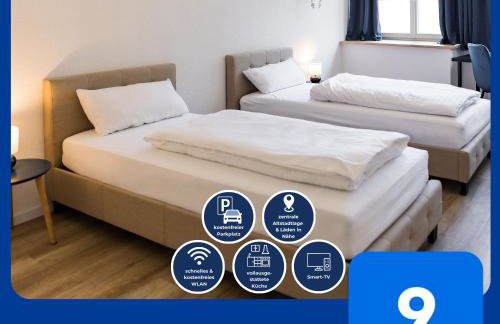 3 BR Altstadtwohnung mit Parkplatz, tolle Lage in Schwäbisch Hall, bis 8 Personen - Foto 1