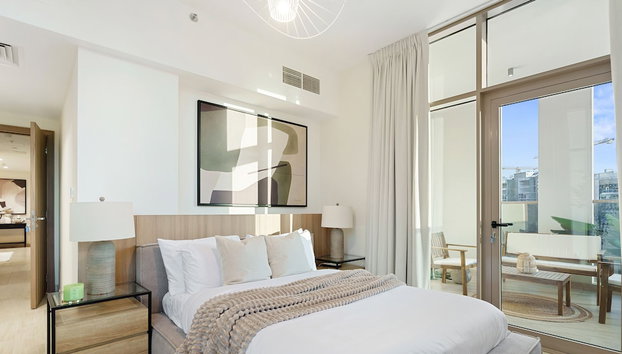 2BR w Canal & Burj View Near Dubai Mall - Foto 2, Habitación