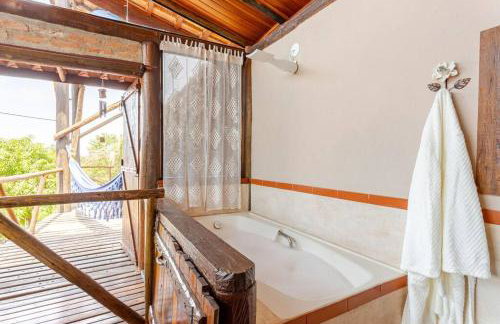 Casa de Hospedes Chalé Rustico com Banheira e Piscina Privativa a 1h de SP Espaço Totalmente Privativo - Foto 5