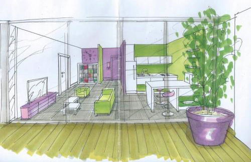 loft avec parking et terrasse - Foto 8