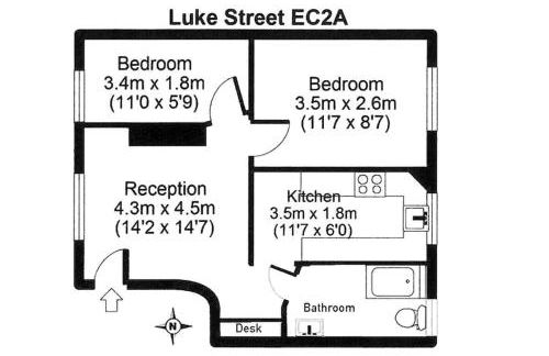 2 bedroom apartment in Shoreditch on quiet side street, close to Old Street station - Foto 38