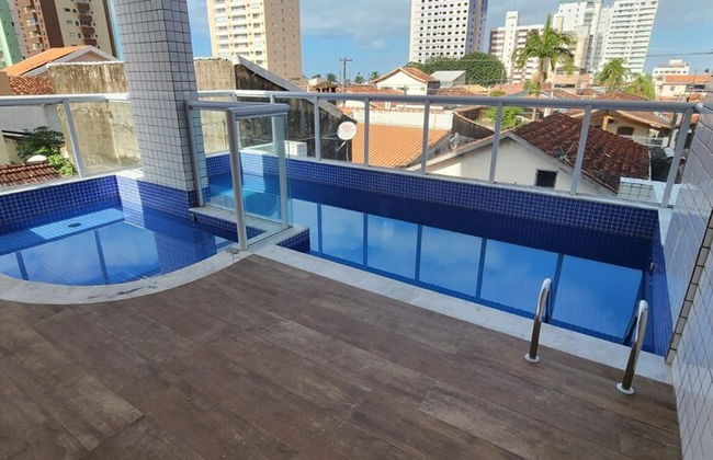 Excelente Apto com piscina em Praia Grande - Foto 14