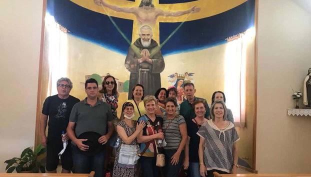 Visitando la ermita de São Pio