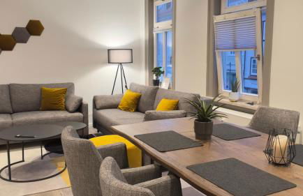 ARYVE Design-Boutique Apartment am Markt von Waltershausen im Thüringer Wald - Design-Interieur, Netflix, WLAN - Foto 15