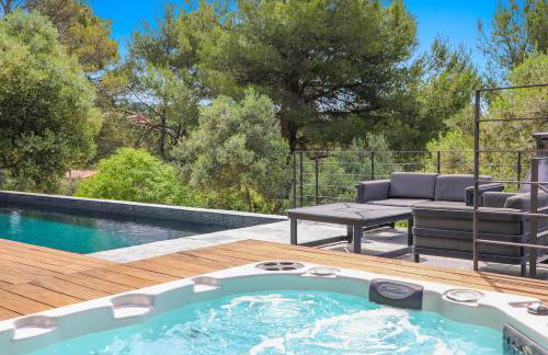 Villa Vespera Sollies Ville Piscine, jacuzzi et terrain de pétanque avec vue incroyable !!! - Foto 24