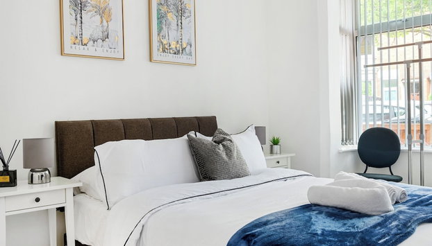 Leicester/1bedapart/petsok/wifi/tv/amenities - Foto 3, Habitación