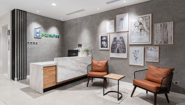 Zona de estar del vestíbulo