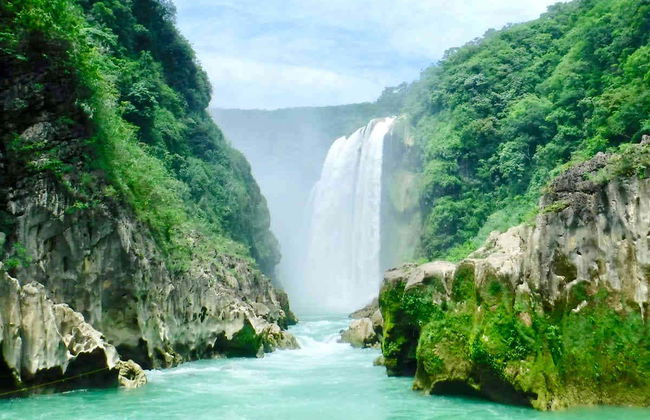 Giro in canoa alla Cascada de Tamul - Foto 7