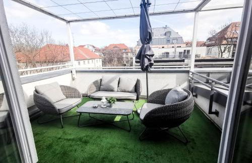 Leipzig Residenz Goethe Apartment mit 2 Dachterrassen - Foto 14