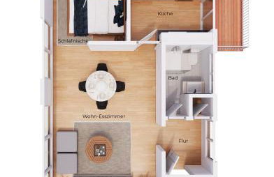 MODERN & MINIMAL - Design-Apartment in Stadtmitte - Foto 13