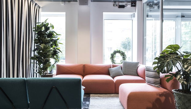 Sala de estar do lobby