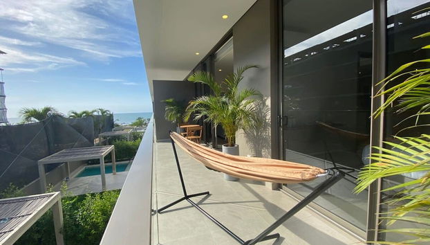 w Lively 1BR With Balcony in Cartagena - Foto 5, Habitación