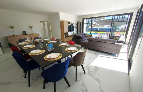 Villa 12 pers avec piscine chauffée et vue exceptionnelle, première ligne Bassin d'Arcachon - FR-1-736-32 - Foto 3