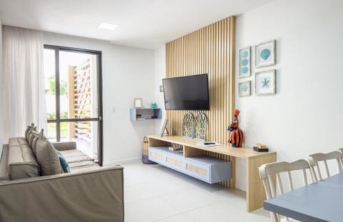 Casa Turquesa Pé na areia Piscina infinita Pet friendly Condomínio fechado - Foto 39