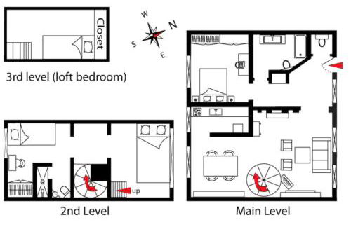 Charming Cosy Triplex in Trendy Marais - Foto 17