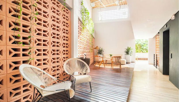 Zona de estar del vestíbulo