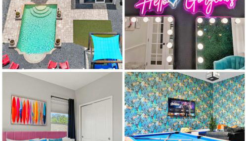 Poolside Tampa Stay- Game Room & Glam Room- Pool- Darts- Pool Table- Next to MacDill AFB - Foto 2