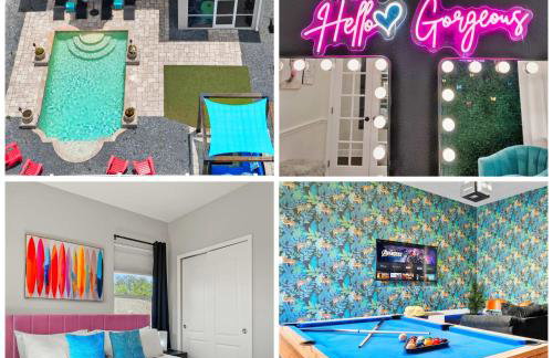 Poolside Tampa Stay- Game Room & Glam Room- Pool- Darts- Pool Table- Next to MacDill AFB - Foto 2