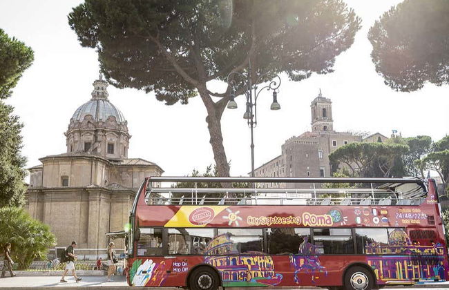 Rome: Train, Colosseum + Sightseeing Bus Ticket - Foto 2